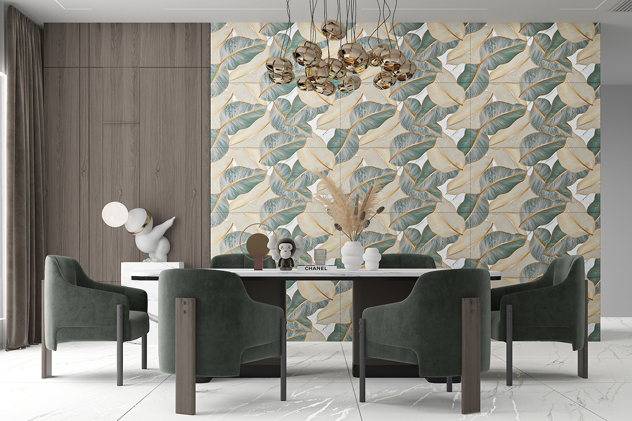 Addision Leaf Olive Decor (Main Image)